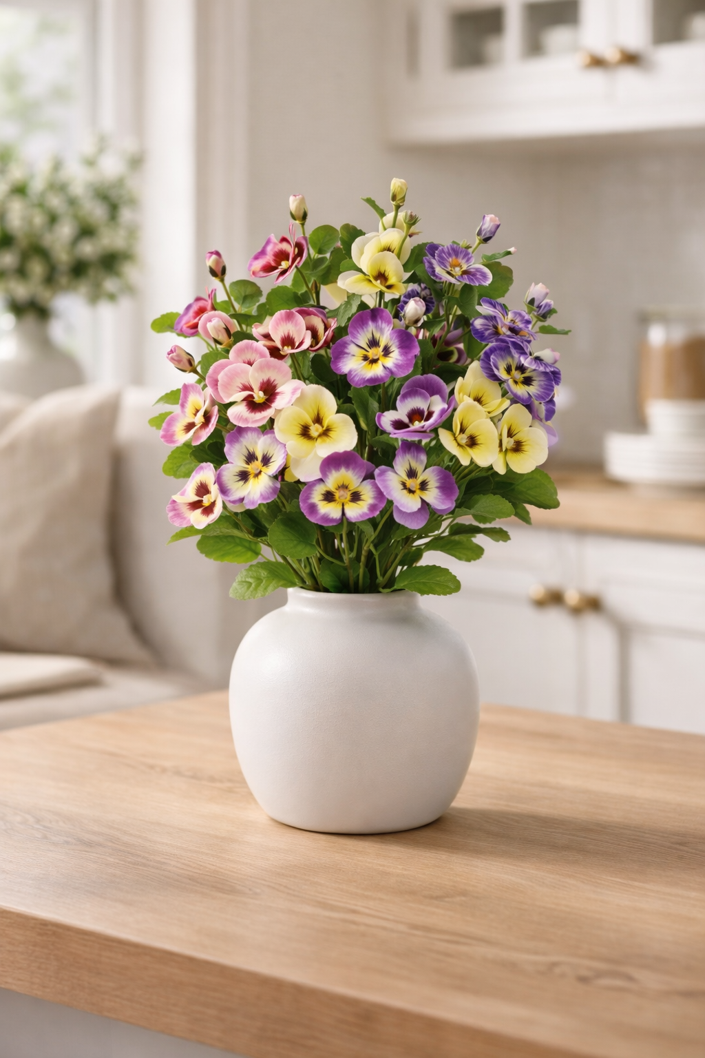 Artificial Pansy Stem