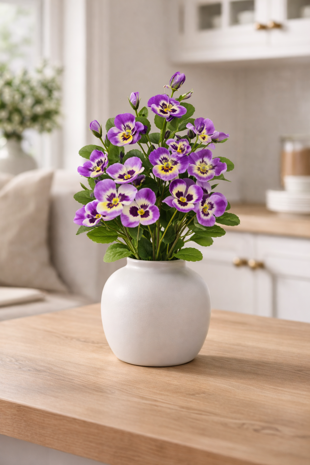 Artificial Pansy Stem