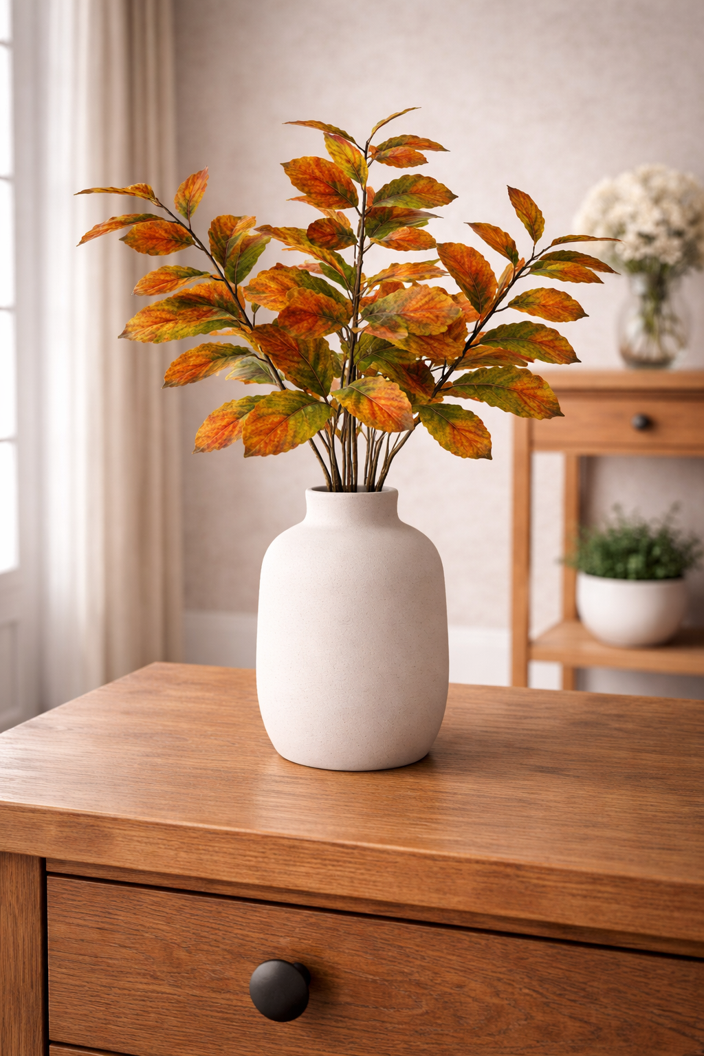 Autumn Oak Leaf Spray