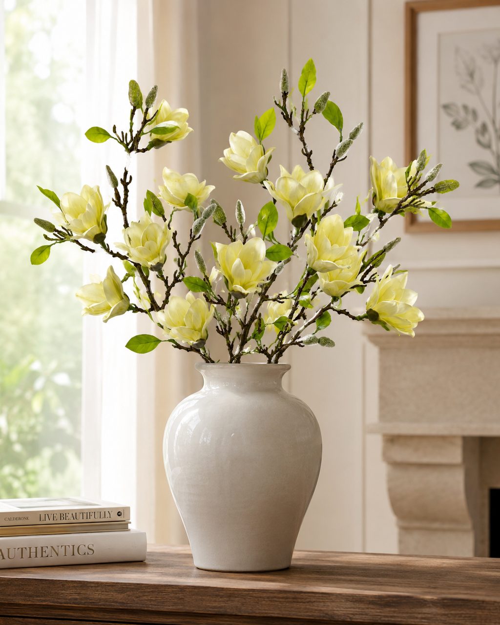 Magnolia Blossom Branch Premium (Bundle Amarelo)