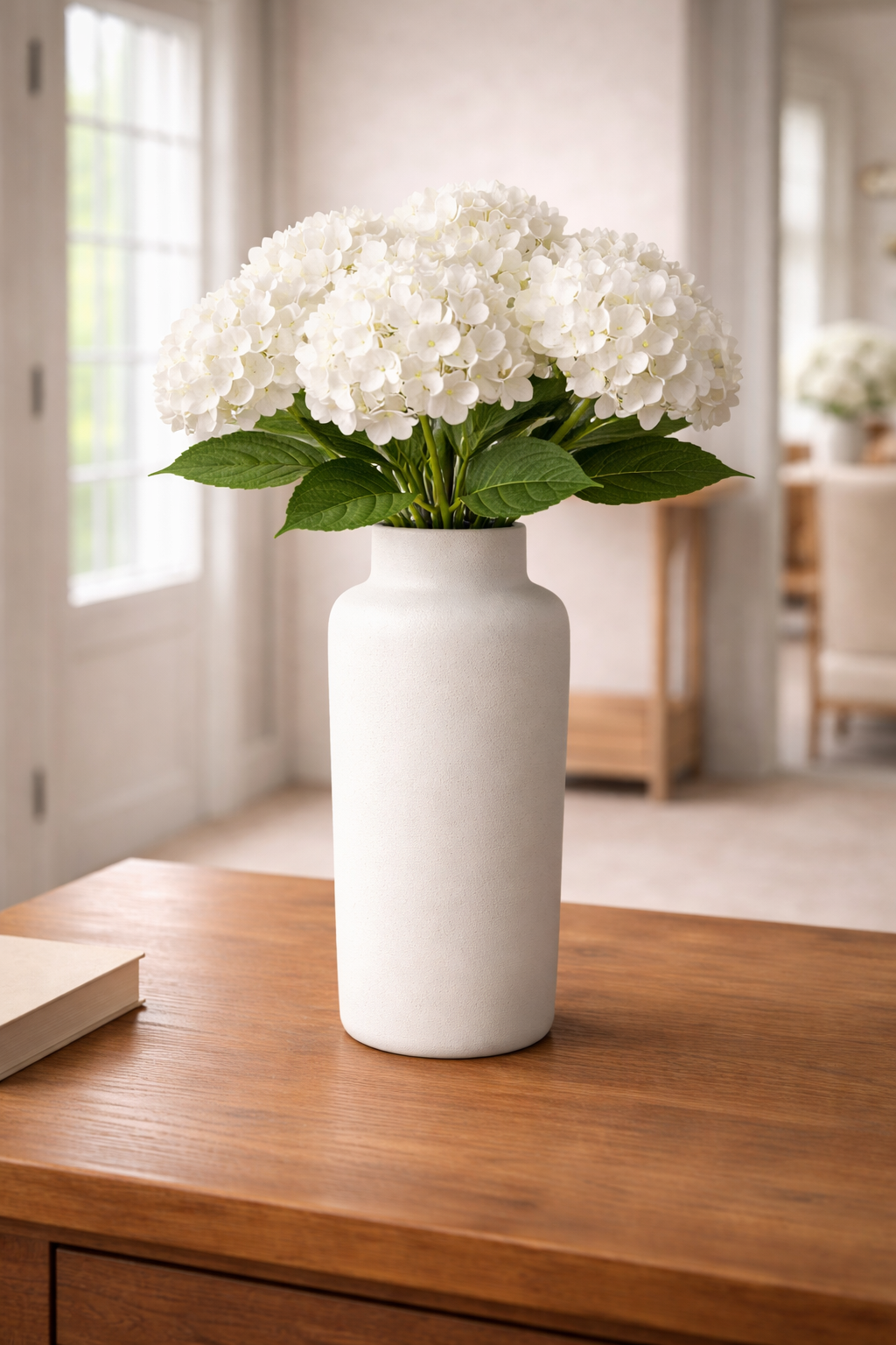 Premium Artificial Hydrangea Stem – 5 Color Variants