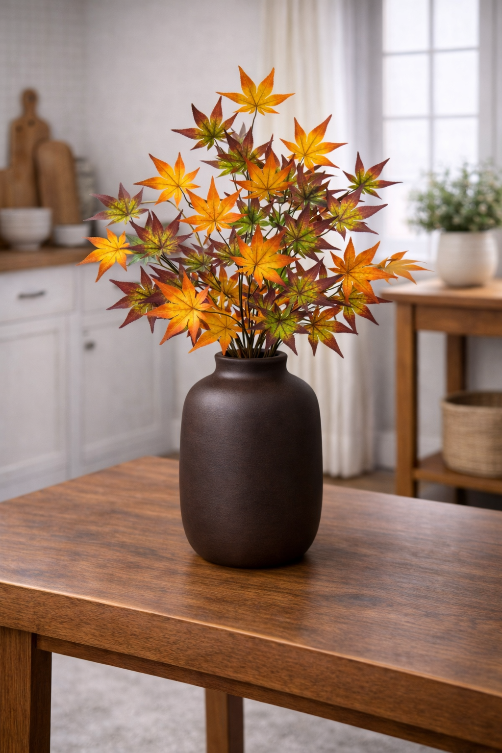 Autumn Oak Leaf Spray