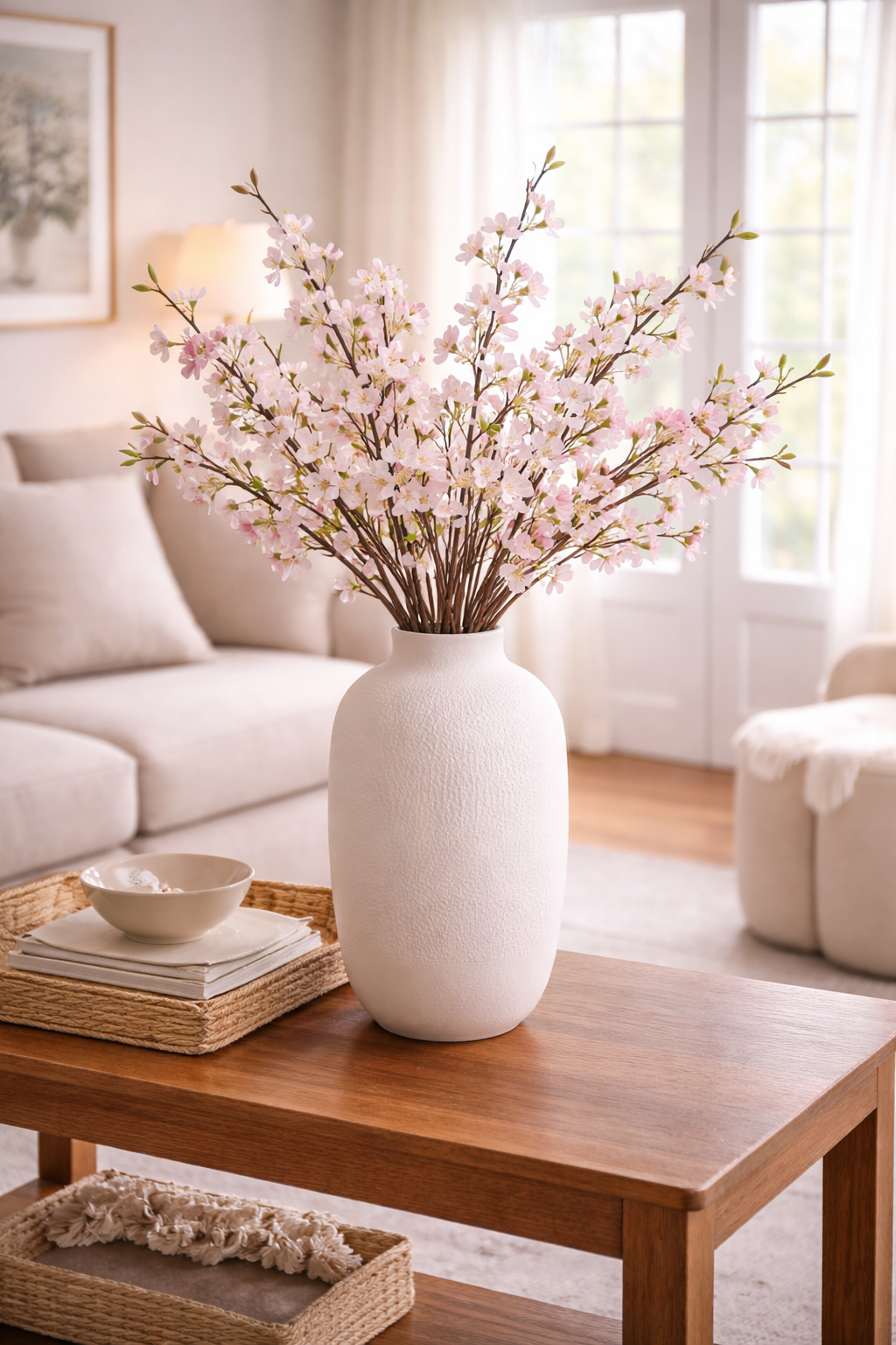 Apple Blossom Branch Spray (Bundle Rosa)