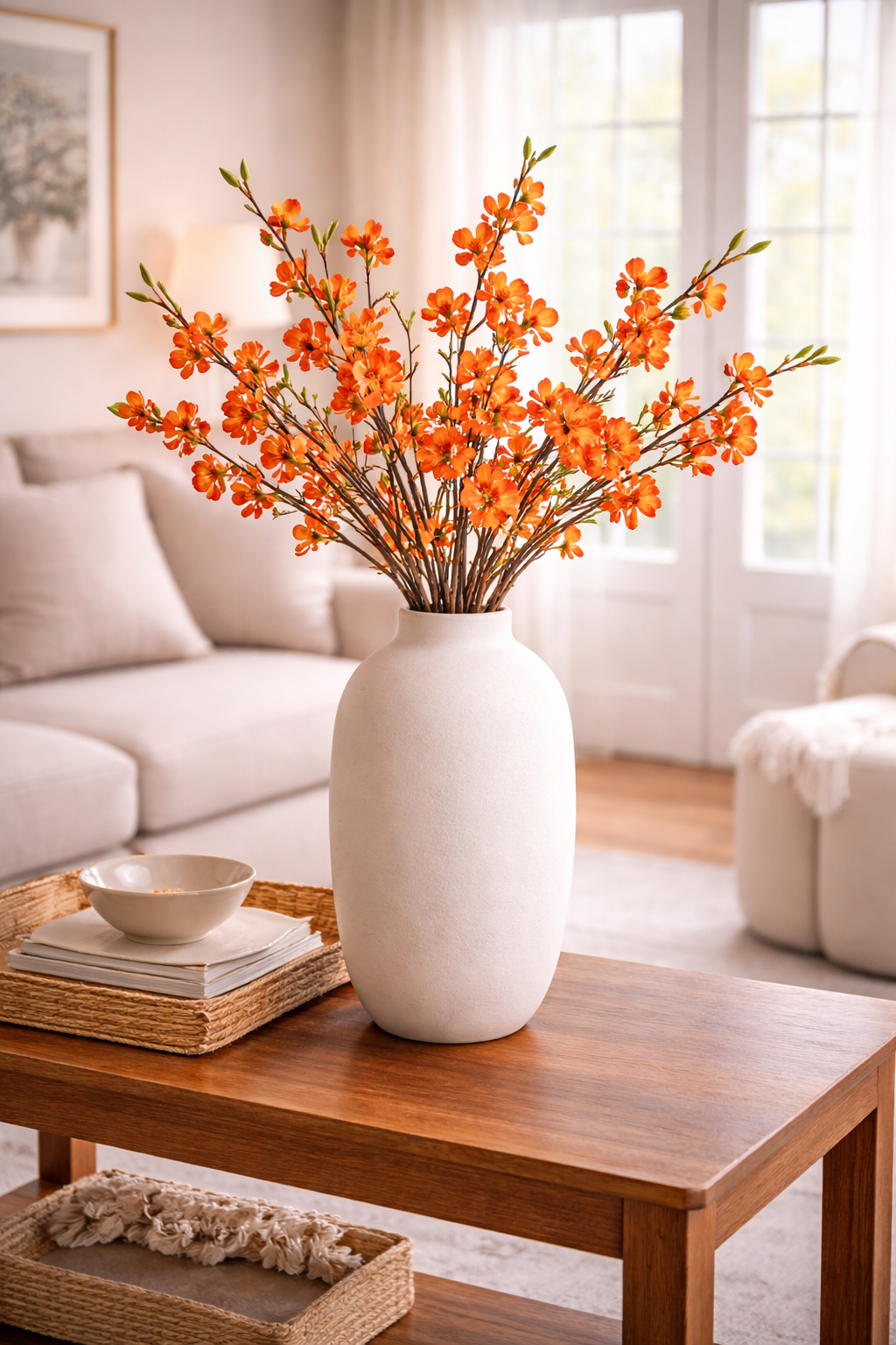 Apple Blossom Branch Spray