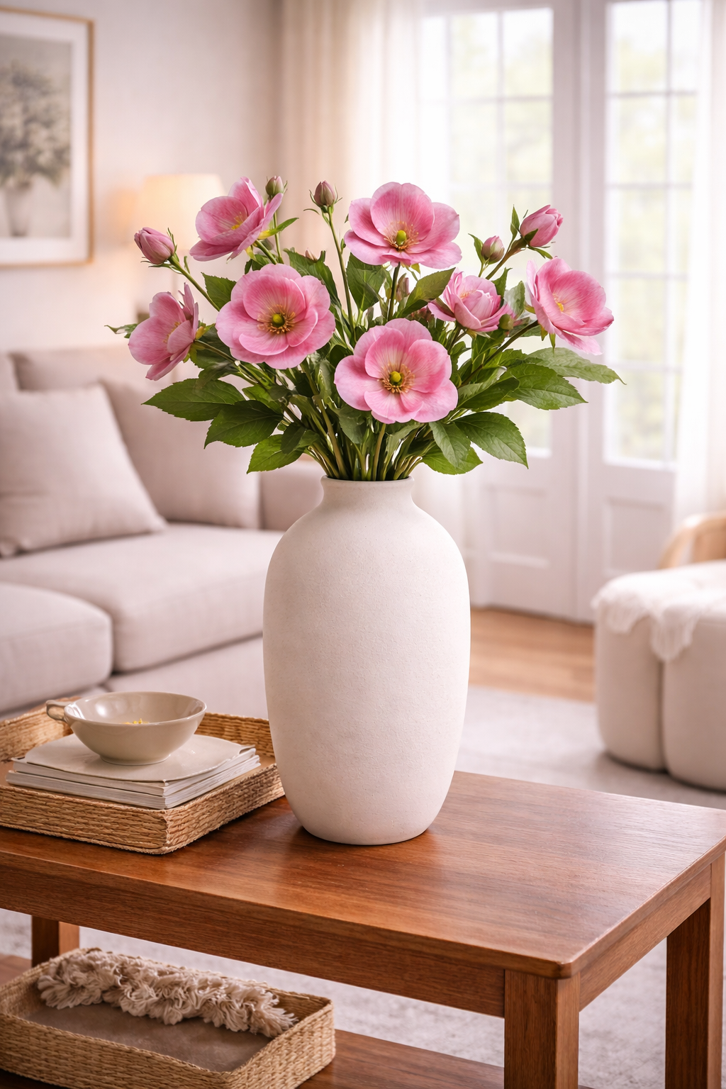 Magnolia Blossom Double Stem