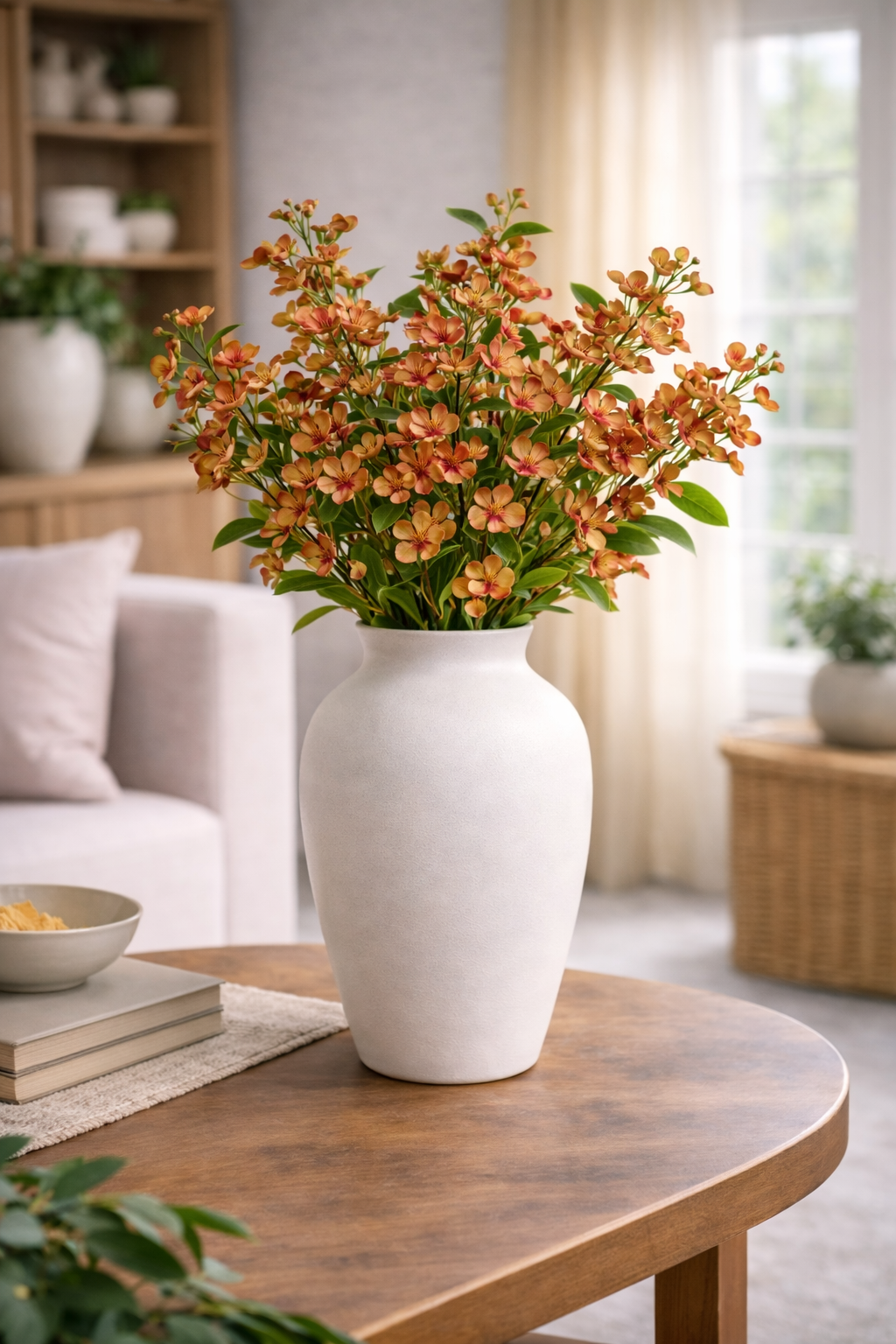 Haste de Hortênsia Florescida