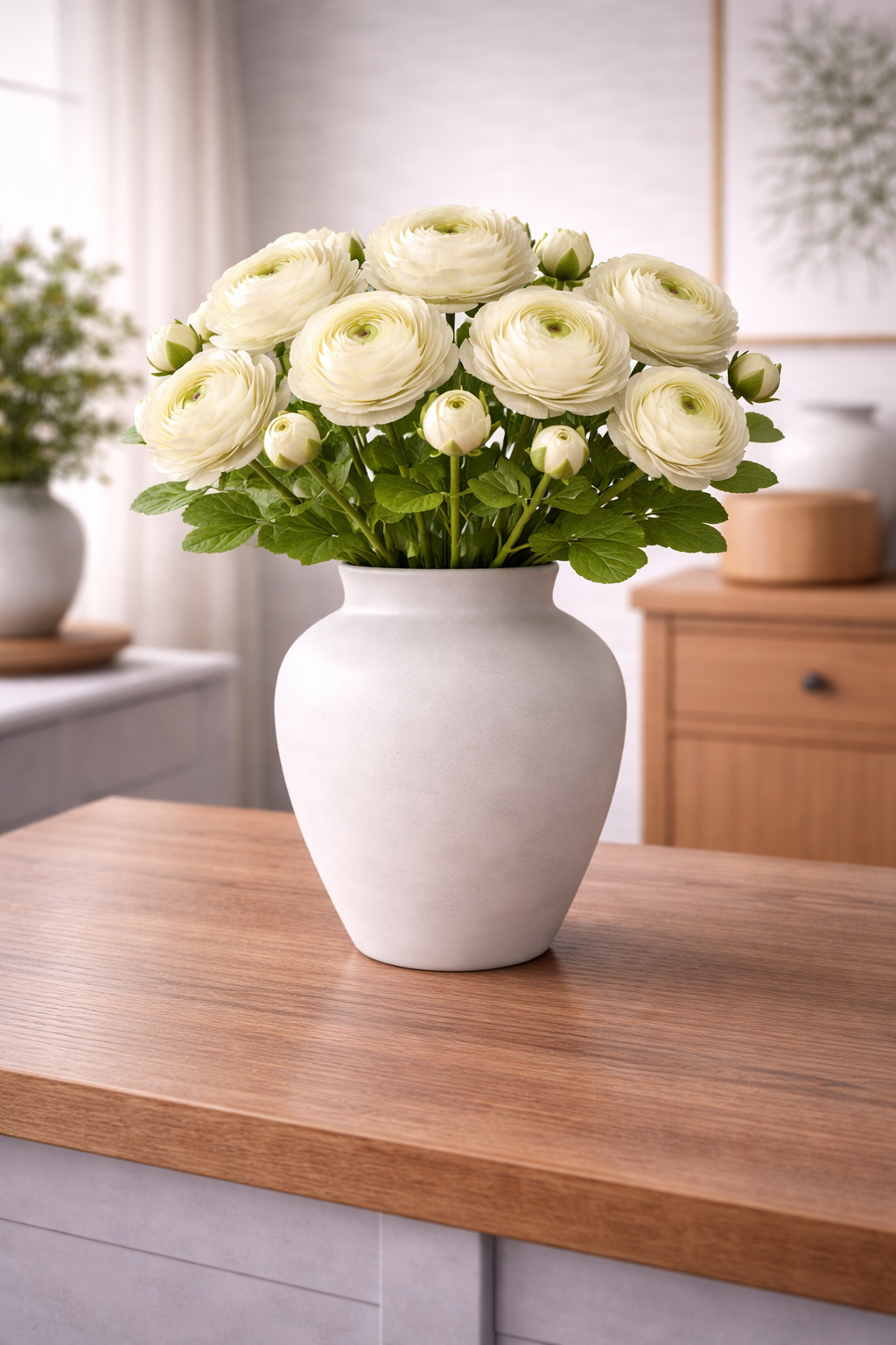 Elegant Ranunculus Bloom Stem