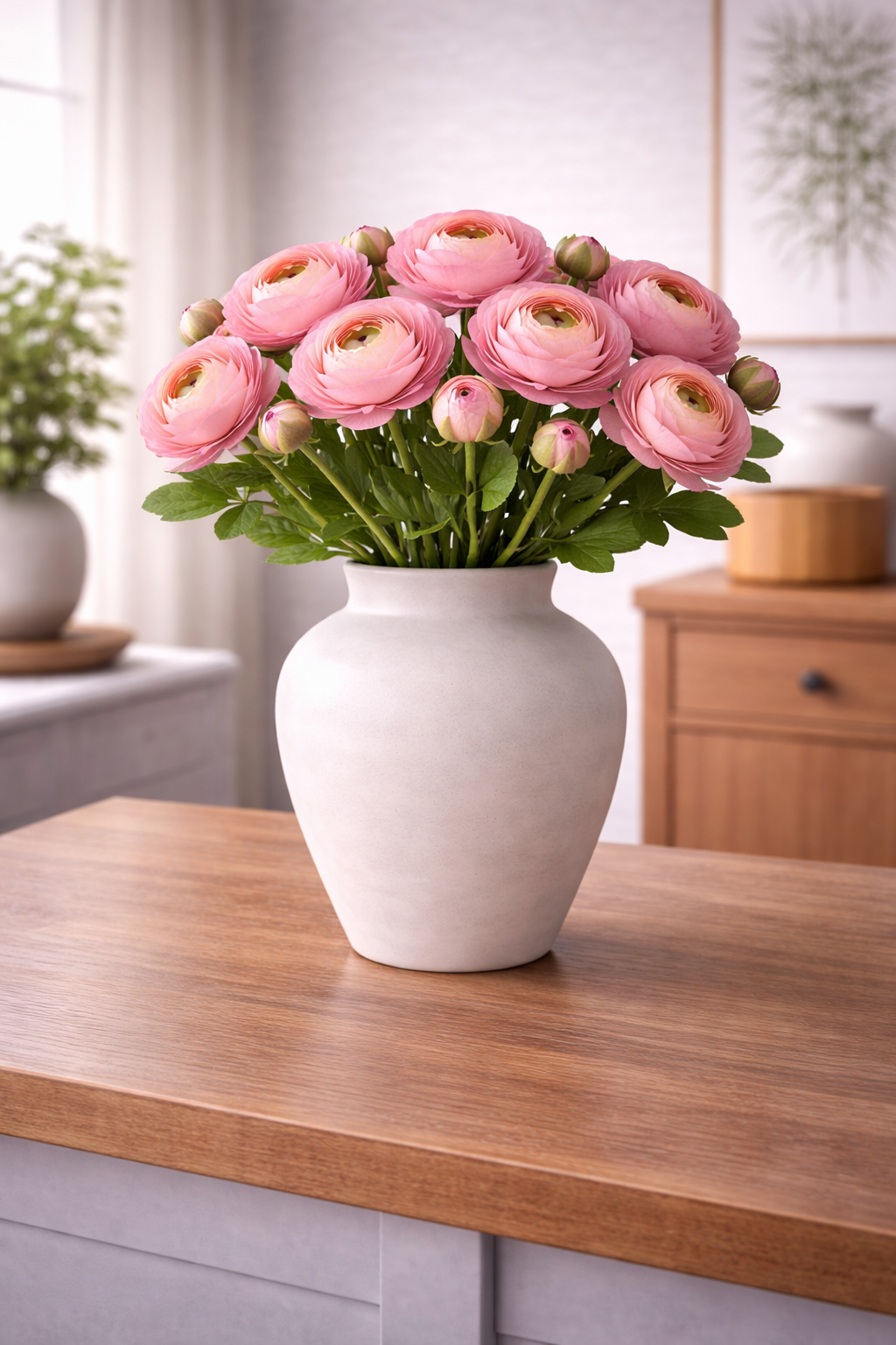 Elegant Ranunculus Bloom Stem