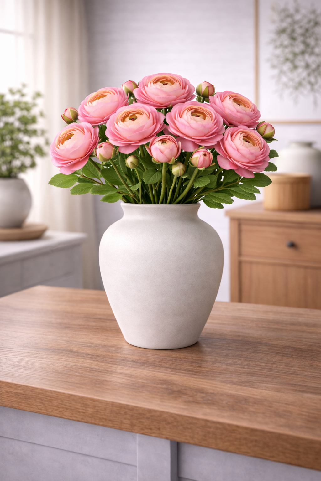 Elegant Ranunculus Bloom Stem