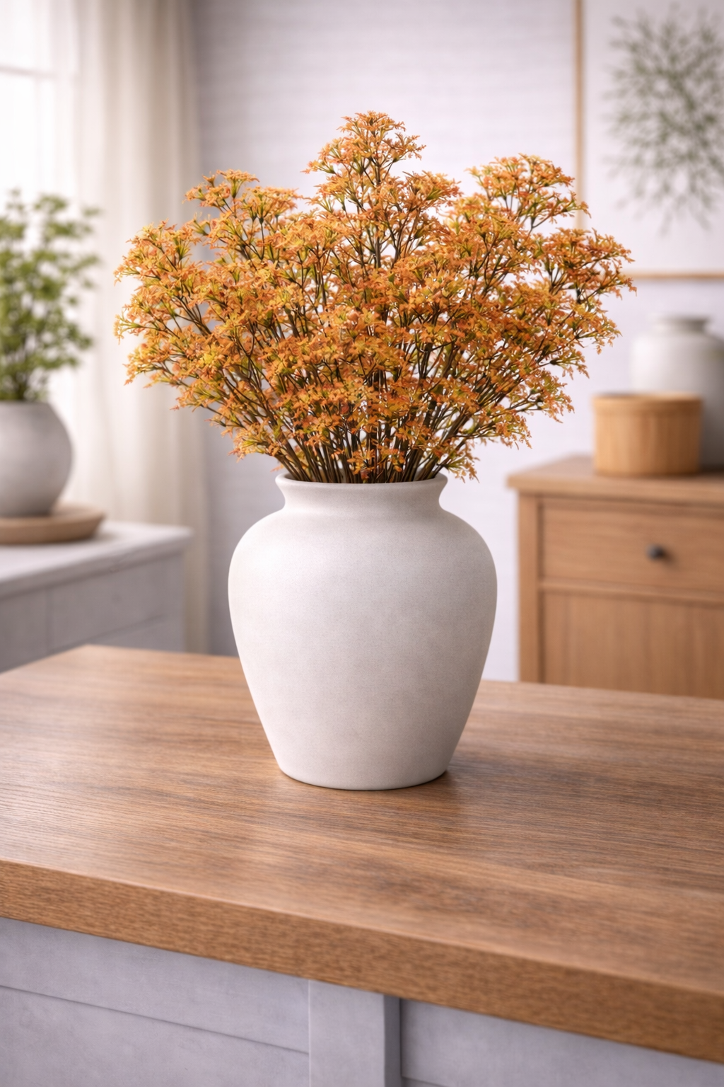 Autumn Fern Decorative Stem