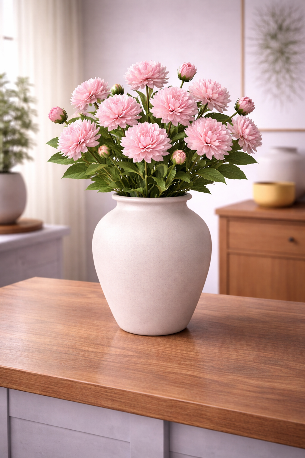 Elegant Dahlia Blossom Stem