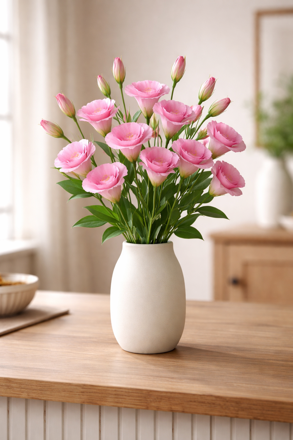 Delicate Eustoma Bloom Stem