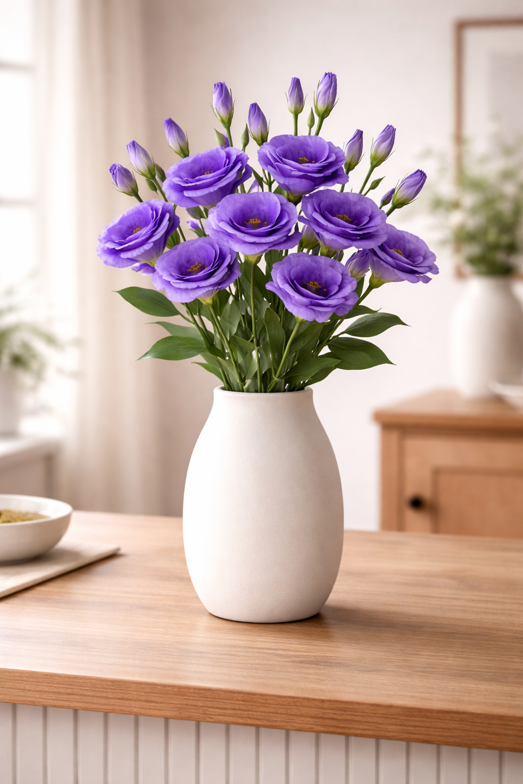 Elegant Lisianthus Spray Stem