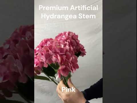 Premium Artificial Hydrangea Stem – 5 Color Variants